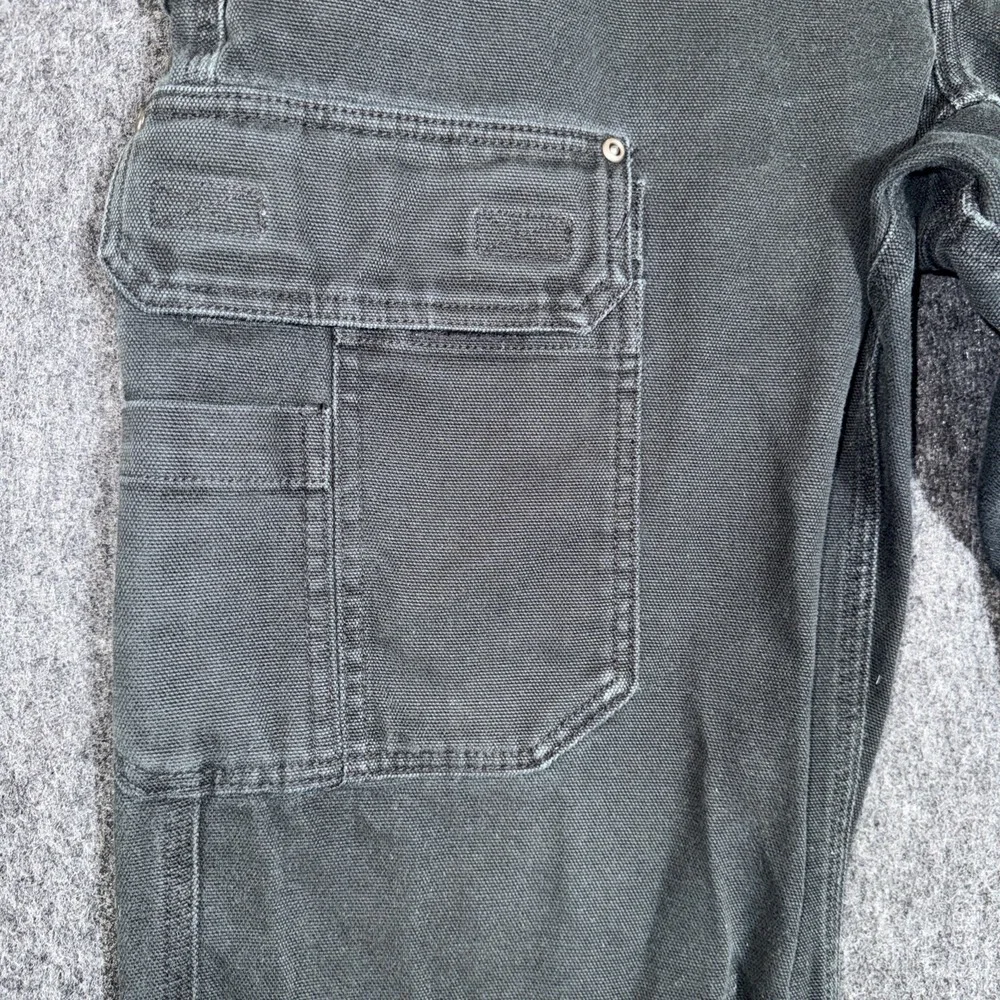 Duluth Trading Co Mens Heavy Black Utility Jeans Cargo Pants 34X34 (31)‎